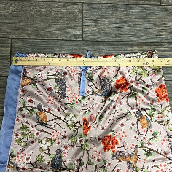 NWT $248 HAH X Free People Haht Satin Eco Pajama Set XL Violet Queen Fisher - Picture 13 of 16